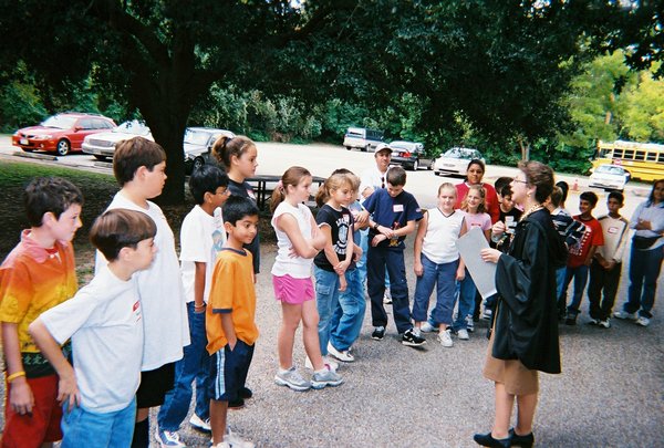 class at Houston Arboretum